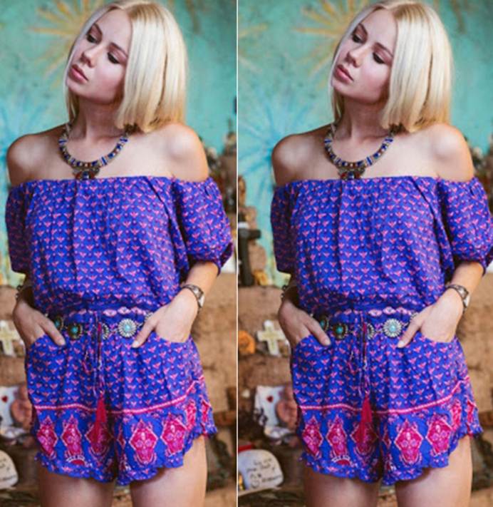 Printed Word Jumpsuits on Luulla