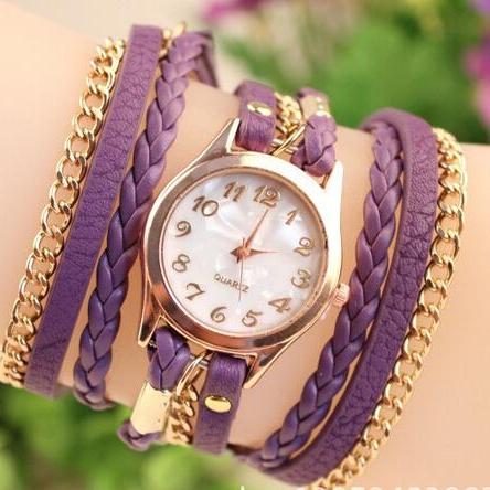 Creative Braided Rope Bracelet Watch on Luulla